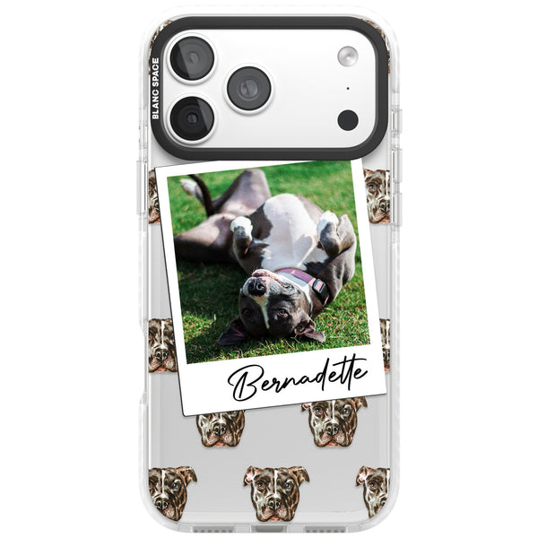 Personalised Staffordshire Bull Terrier Instant Camera Photo