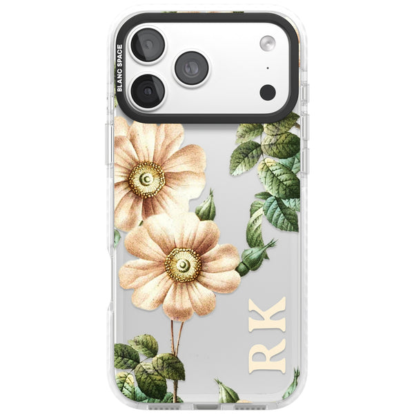 Personalised Vintage Floral Anemone