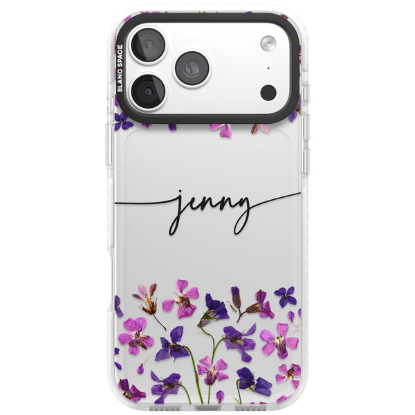 Personalised Purple Wildflowers