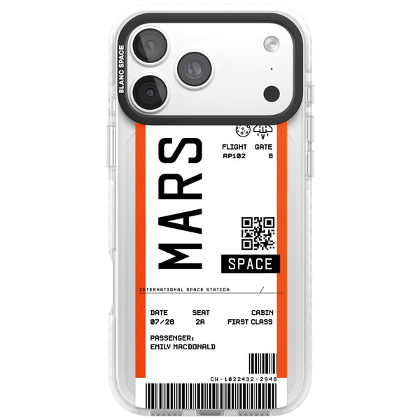 Personalised Mars Travel Ticket