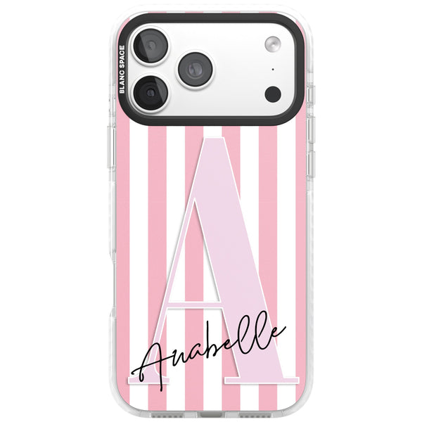 Personalised Soft Pink Stripes