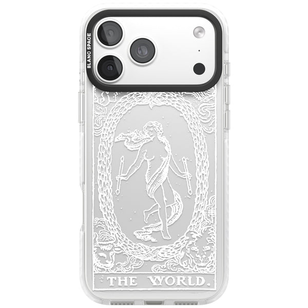 Personalised The World Tarot Card (White)