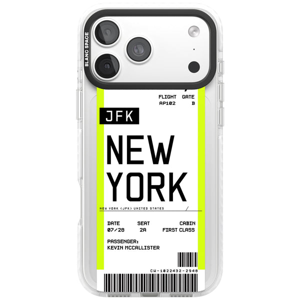 Personalised New York Boarding Pass