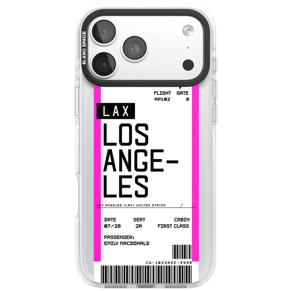 Personalised Los Angeles Boarding Pass