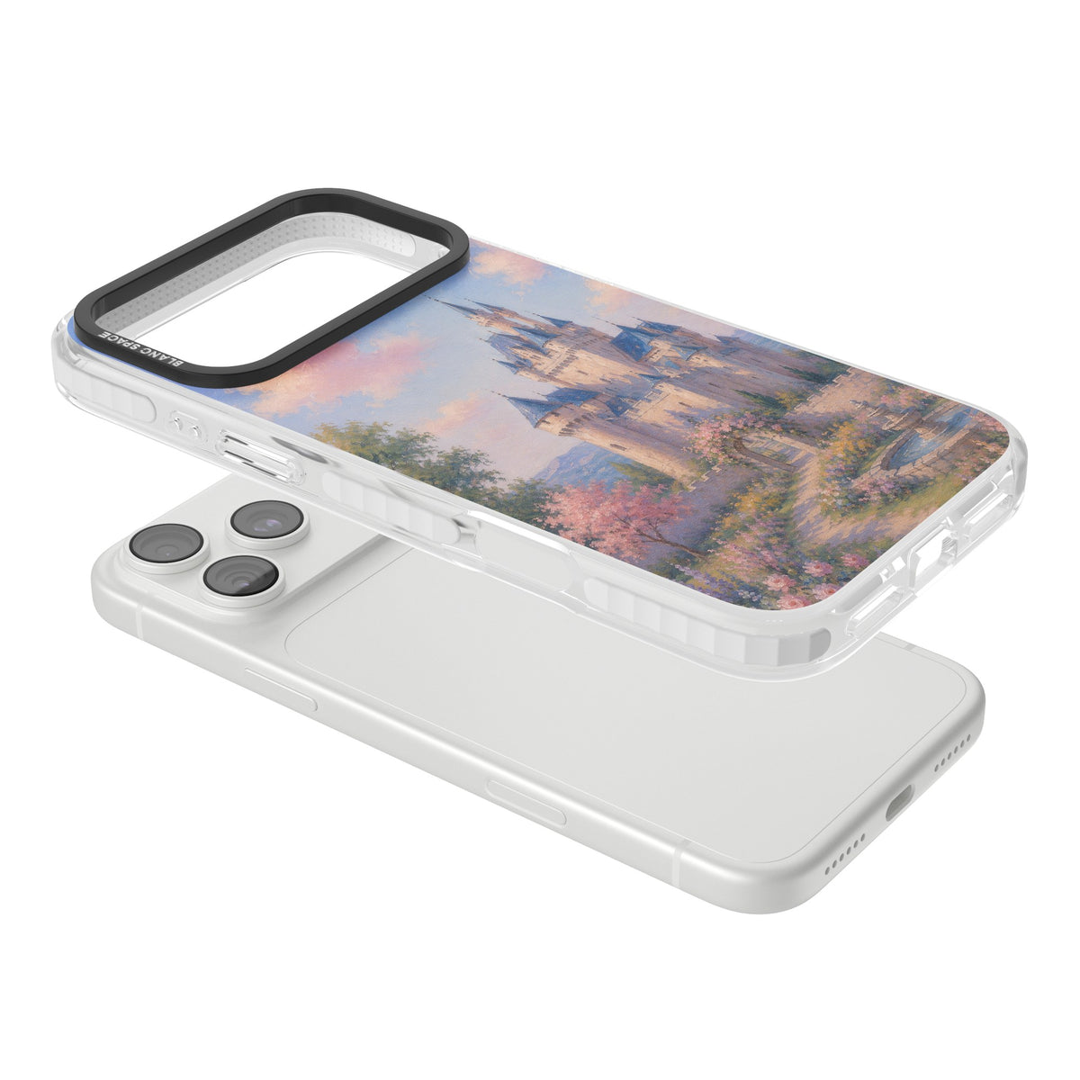 Enchanted Kingdom iPhone 18 Pro Max Impact Clear Phone Case angled