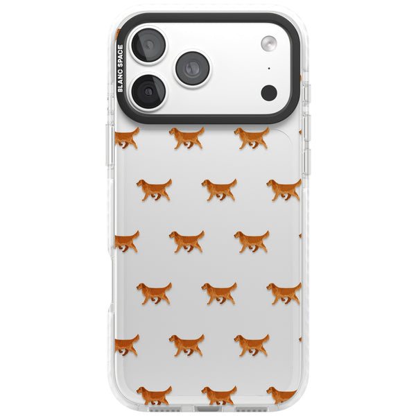 Golden Retriever Dog Pattern Clear