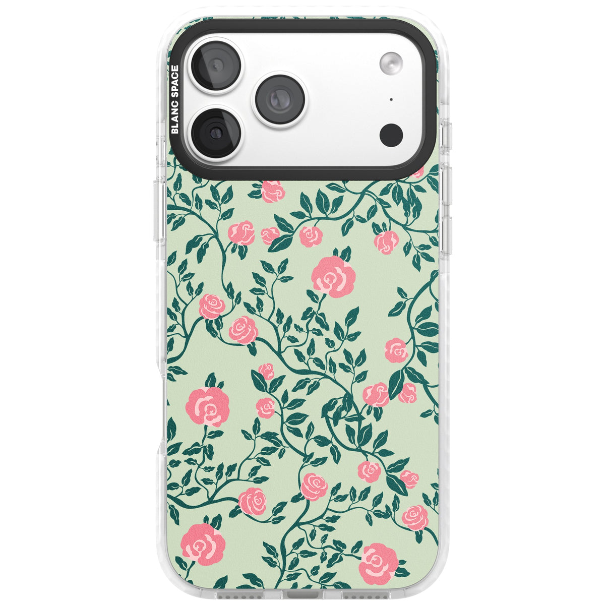 Rose Trellis iPhone 18 Pro Max Impact Clear Phone Case front