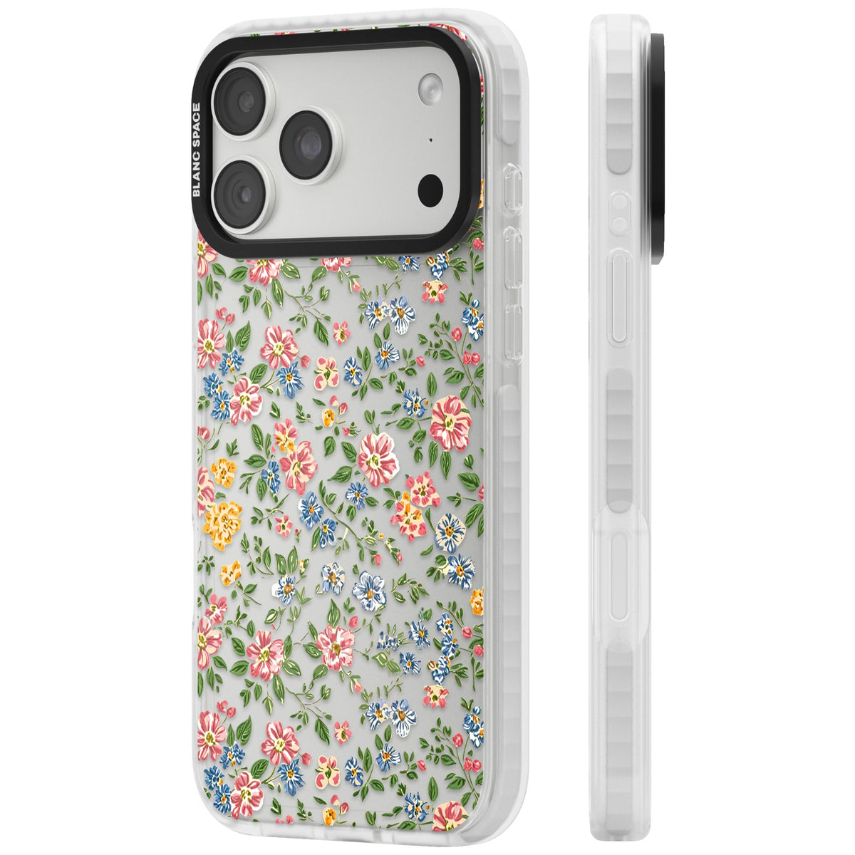 Soft Meadow iPhone 18 Pro Max Impact Clear Phone Case side