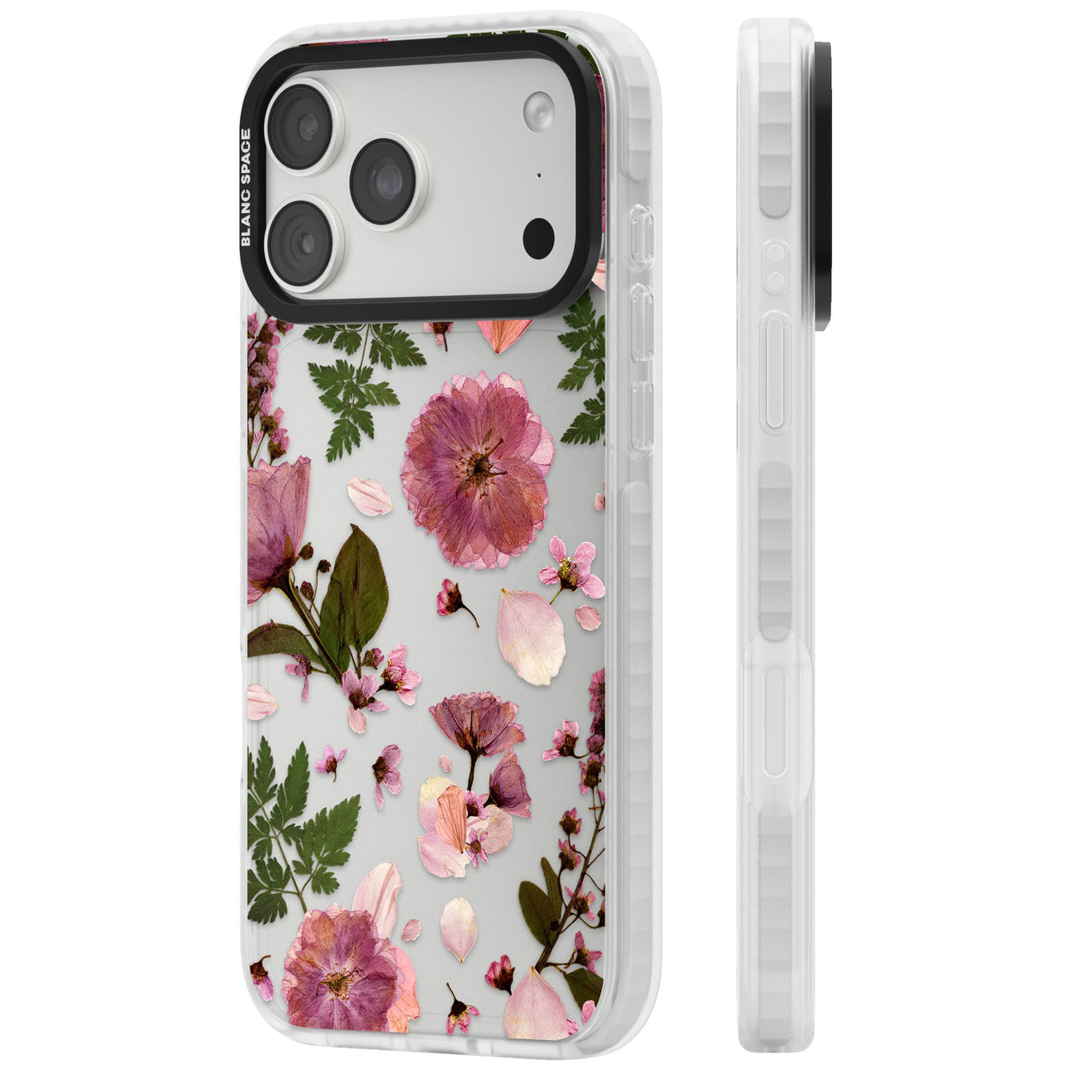 Blossom Bouquet iPhone 18 Pro Max Impact Clear Phone Case side