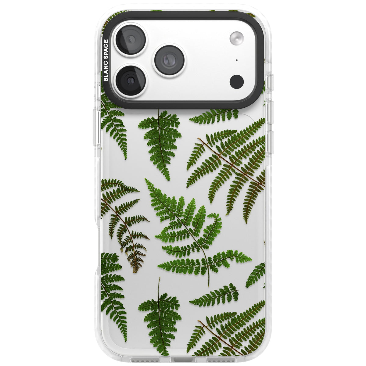 Leafy Ferns iPhone 18 Pro Max Impact Clear Phone Case front