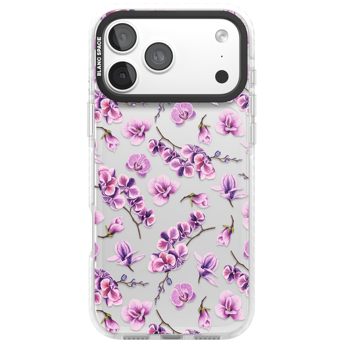 Soft Bloom iPhone 18 Pro Max Impact Clear Phone Case front