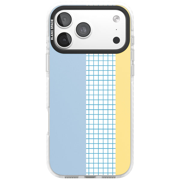 Abstract Grid Blue & Yellow
