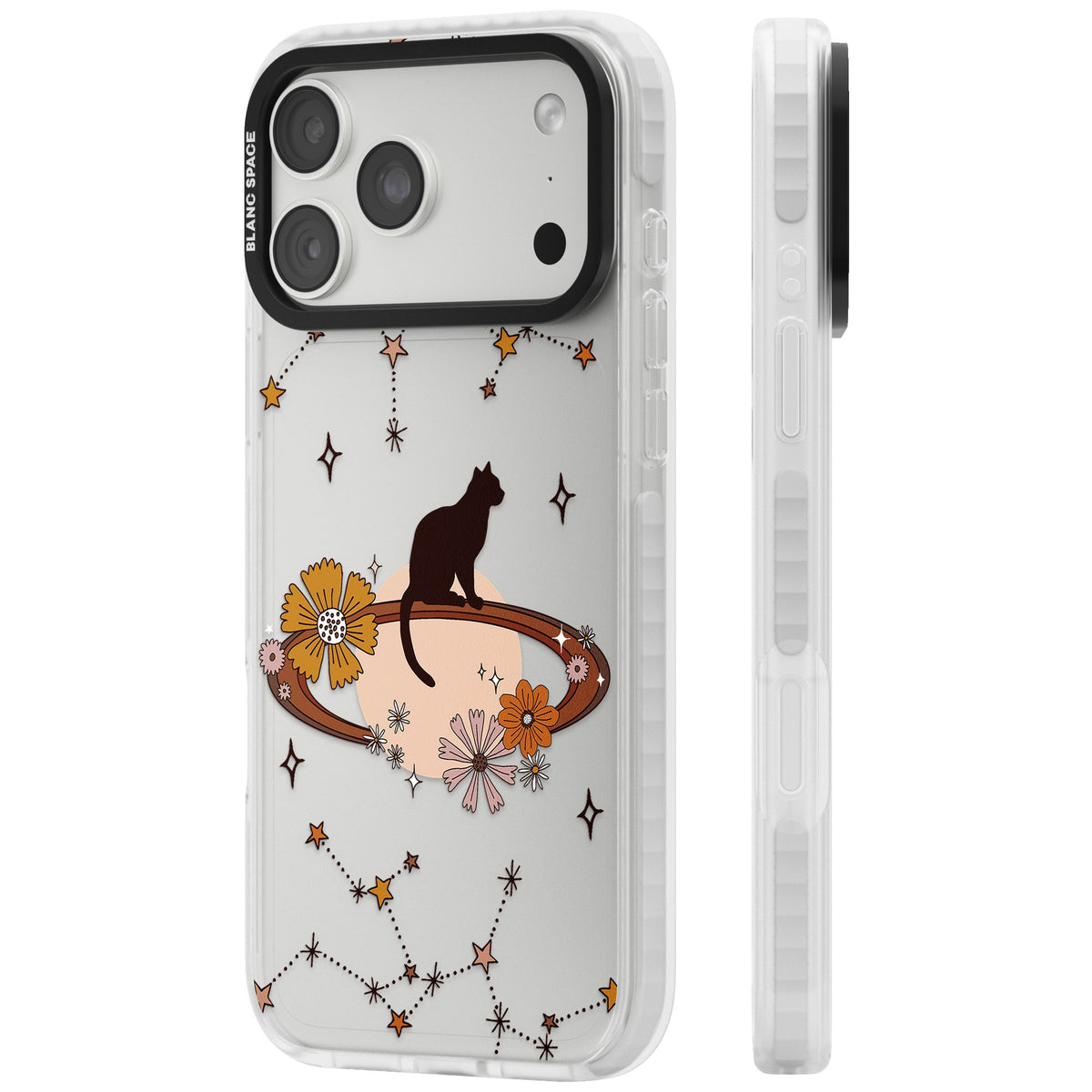 Feline Phenomenon iPhone 18 Pro Max Impact Clear Phone Case side