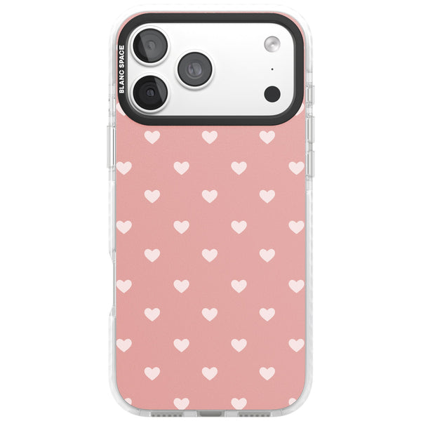 Small Heart Pattern: Pink