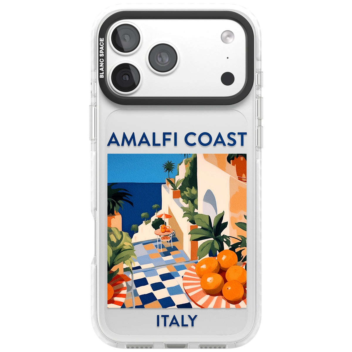 Amalfi Coast iPhone 18 Pro Max Impact Clear Phone Case front