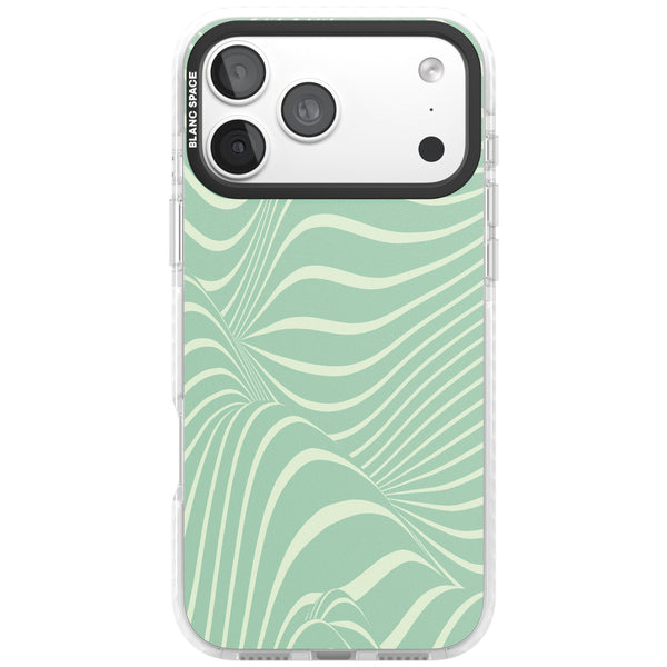 Mint Green Distorted Line