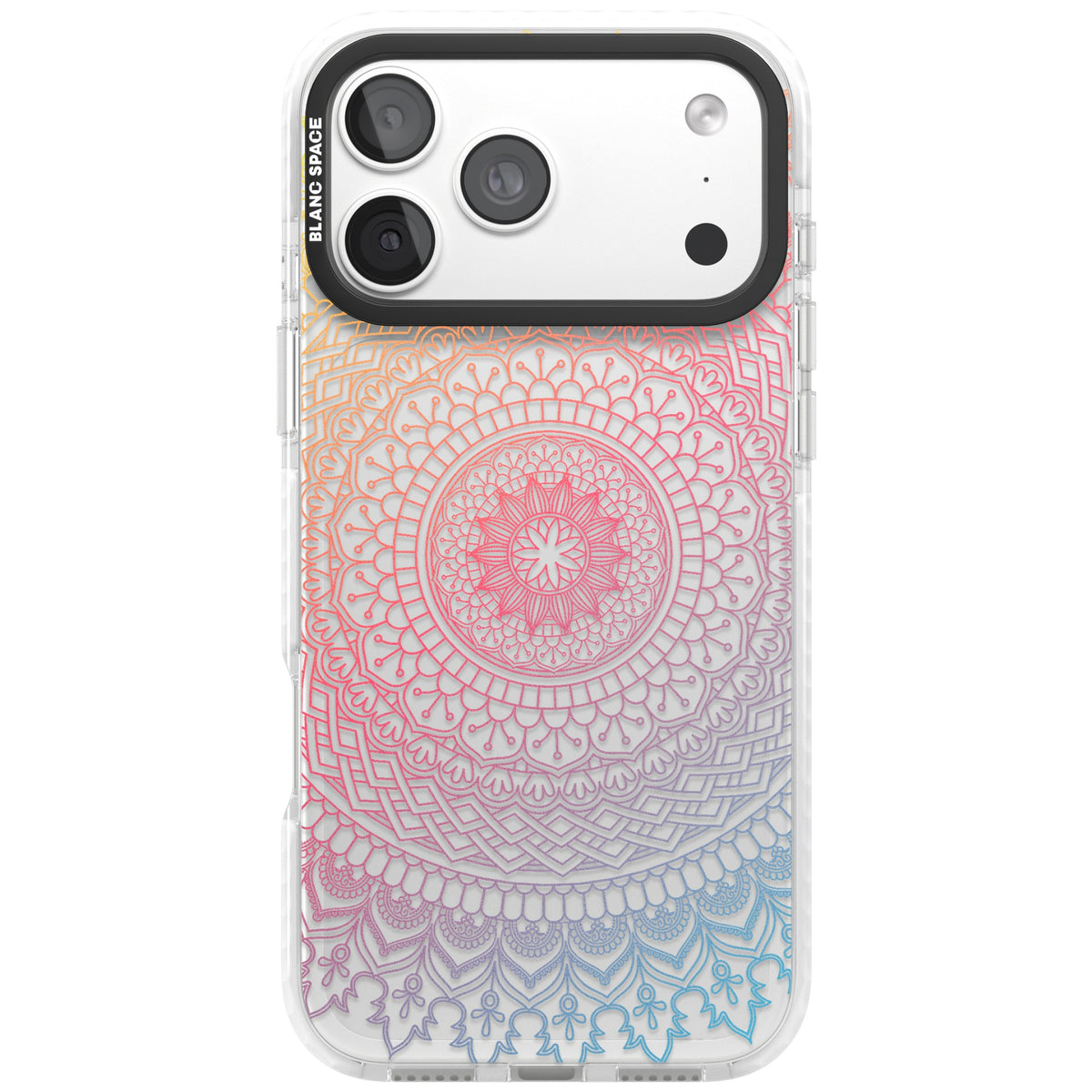 Pastel Mandala iPhone 18 Pro Max Impact Clear Phone Case front