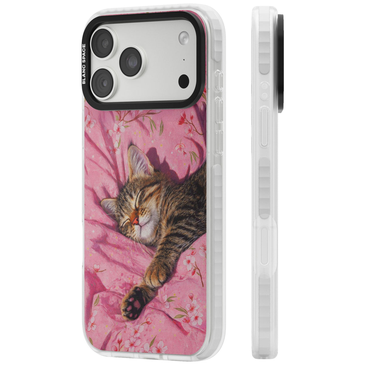 Kitten Dreams iPhone 18 Pro Max Impact Clear Phone Case side