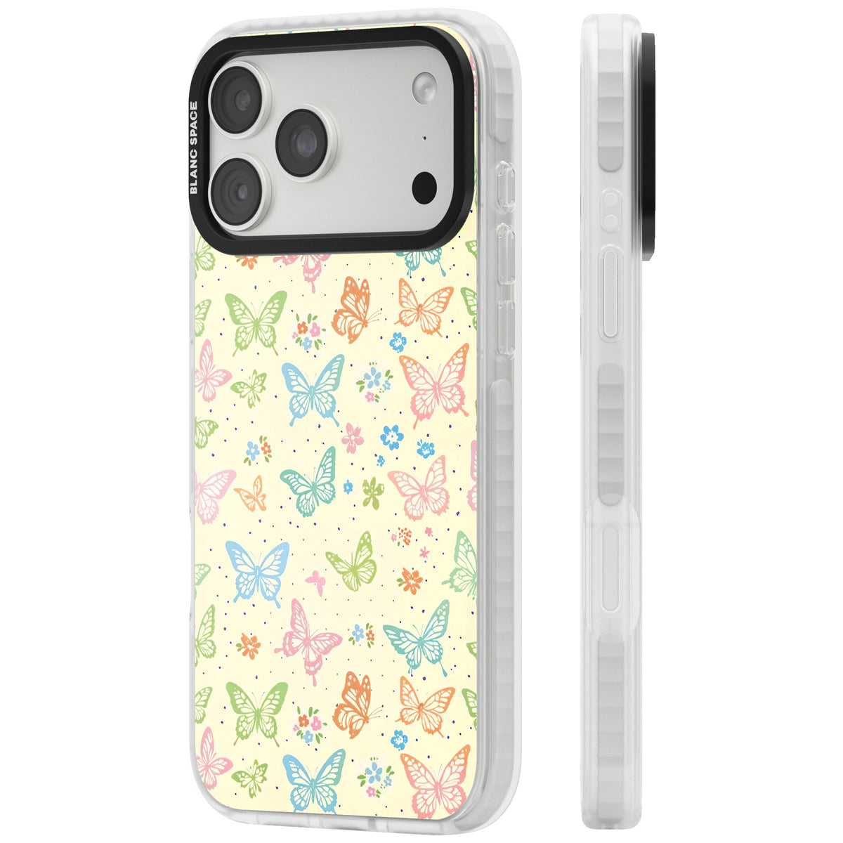 Sugar Wings iPhone 18 Pro Max Impact Clear Phone Case side