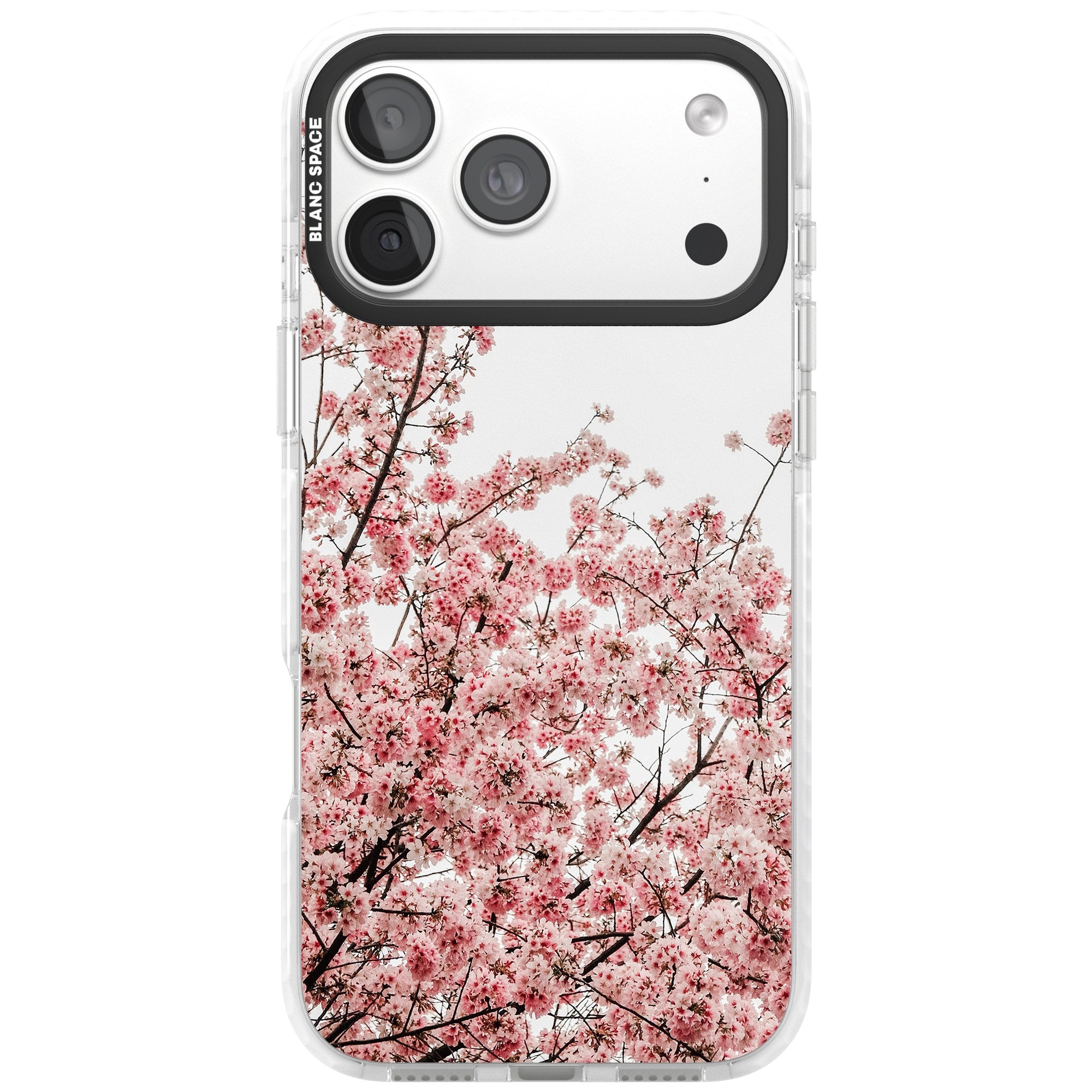 Vintage Japanese White Blossoms Floral Wallpaper iPhone Case