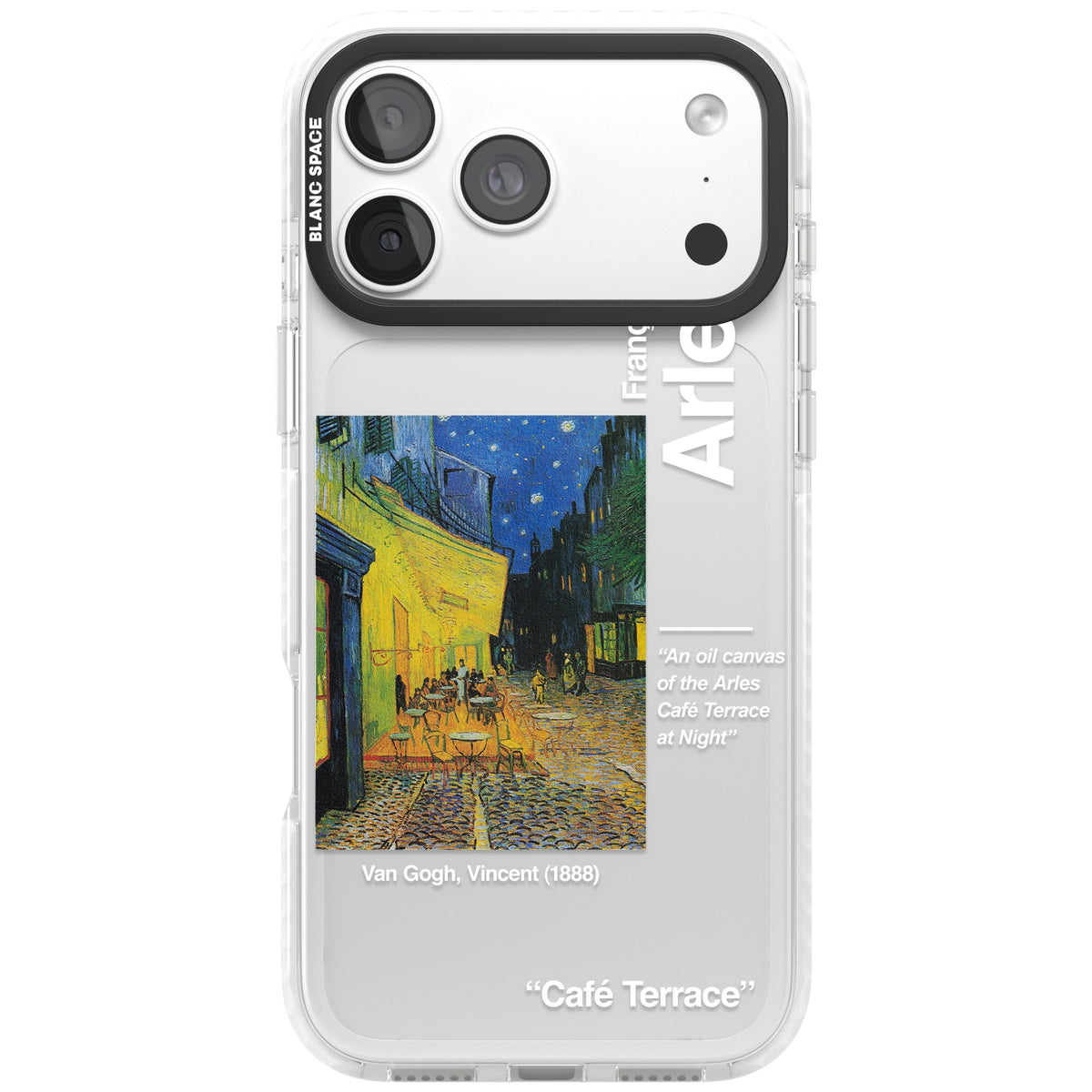 Cafe Terrace At Night iPhone 18 Pro Max Impact Clear Phone Case front