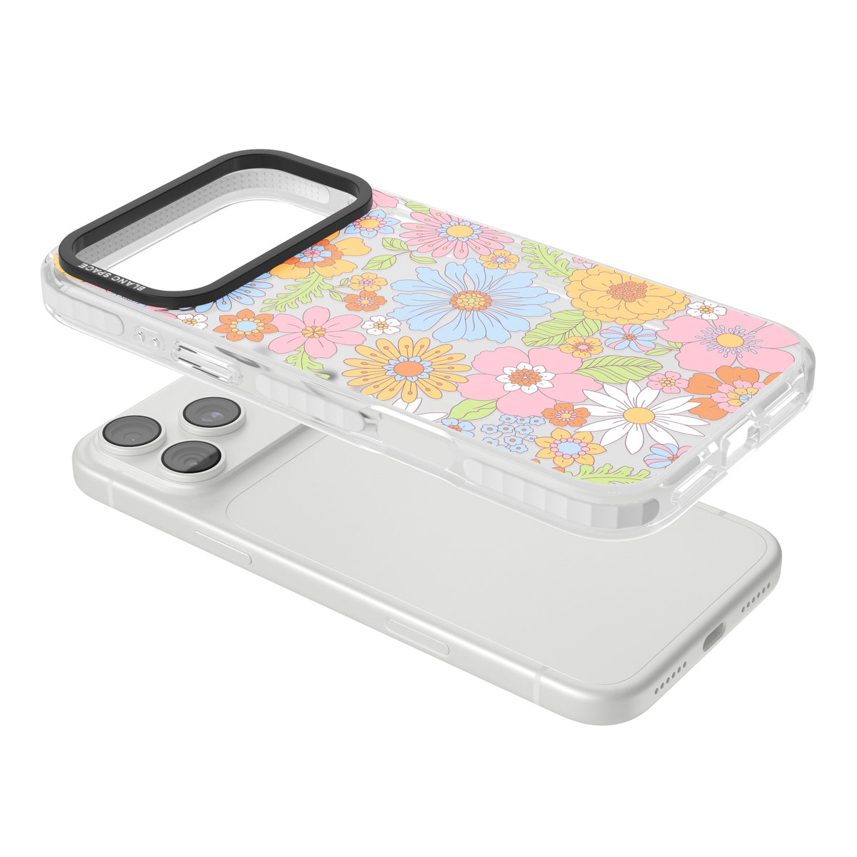 Spring Sonnet iPhone 18 Pro Max Impact Clear Phone Case angled