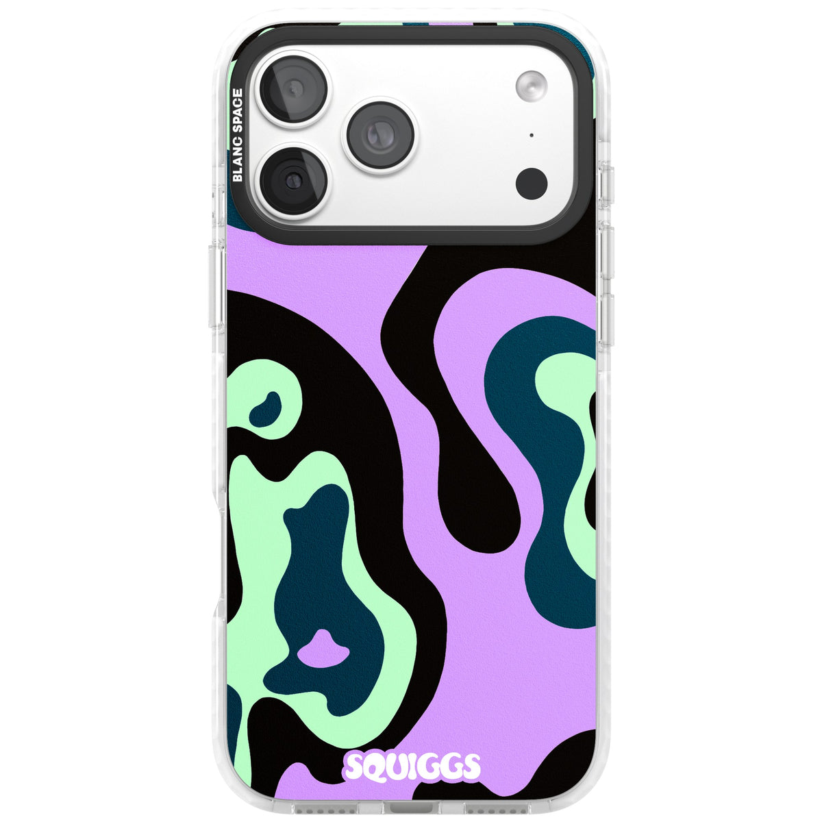 Purple River iPhone 18 Pro Max Impact Clear Phone Case front