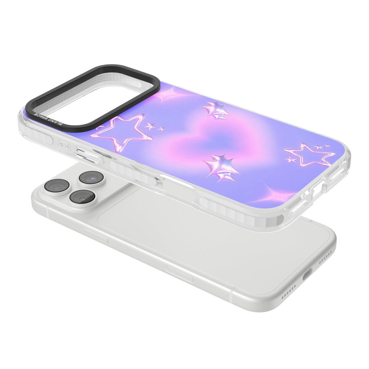 Soft Sugar iPhone 18 Pro Max Impact Clear Phone Case angled