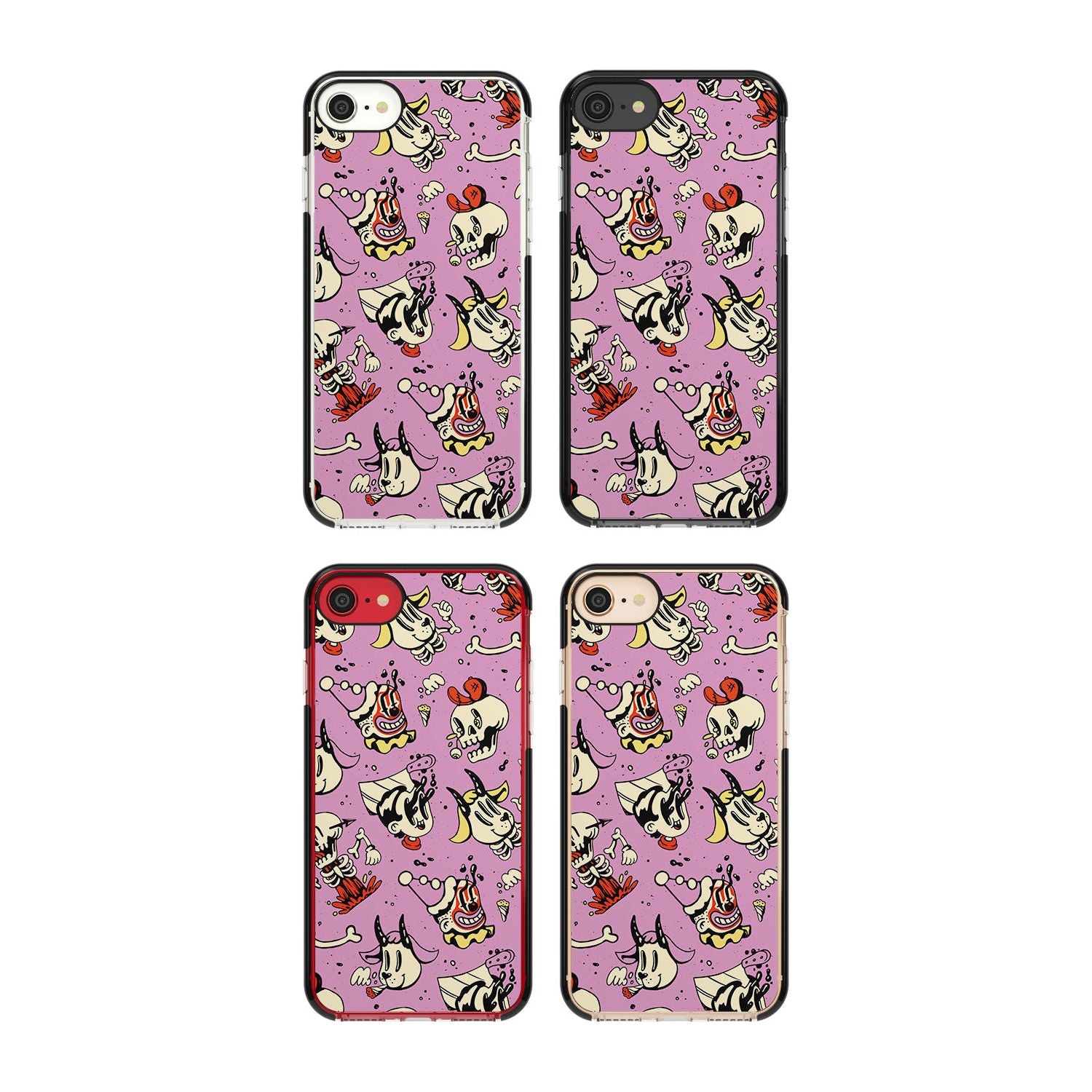 Halloween Mix Pattern Phone Case for iPhone SE