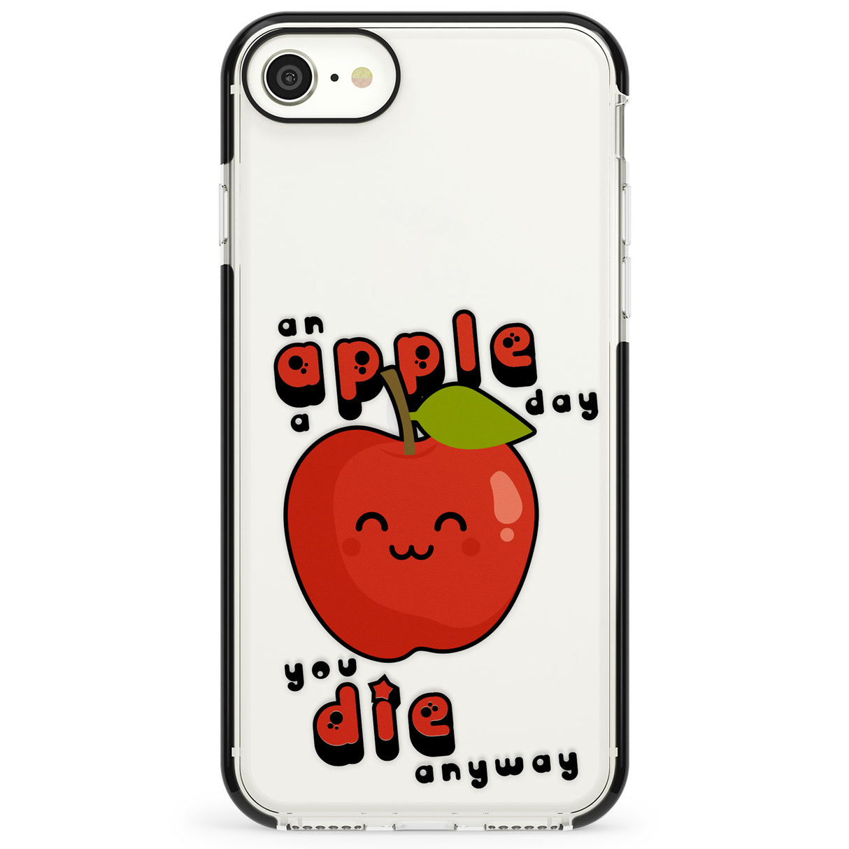 An Apple a Day Impact Phone Case for iPhone SE