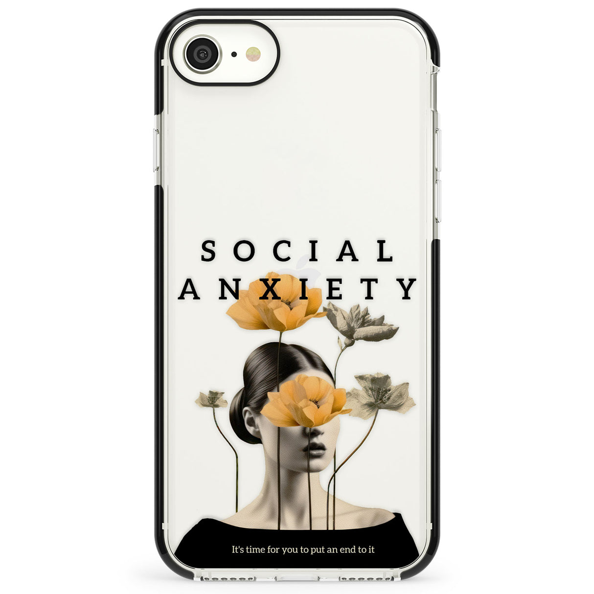 Social Anxiety Impact Phone Case for iPhone SE