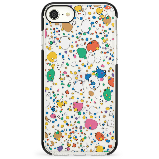 Colourful Confetti Pebbles Impact Phone Case for iPhone SE