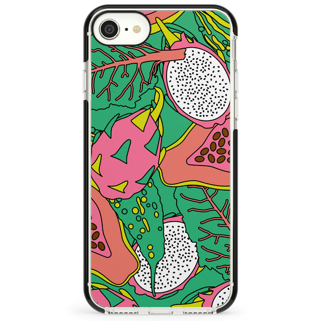 Psychedelic Salad Impact Phone Case for iPhone SE