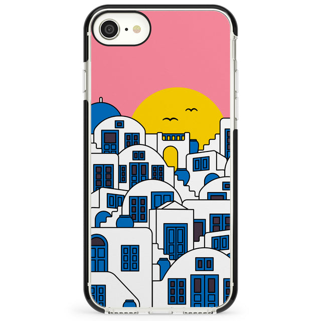 Santorini Sunset Impact Phone Case for iPhone SE
