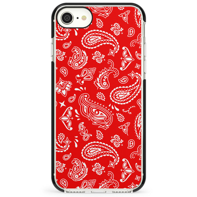 Red Bandana Impact Phone Case for iPhone SE