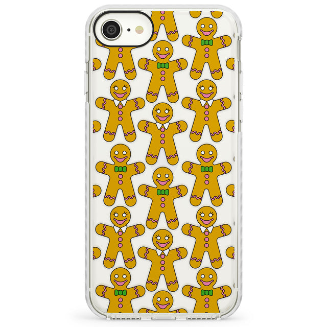 Gingerbread Cookie PatternImpact Phone Case for iPhone SE