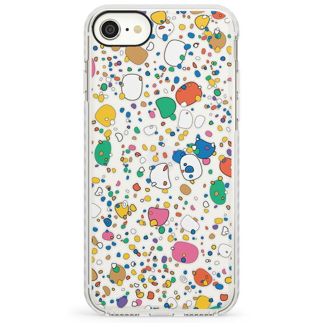 Colourful Confetti PebblesImpact Phone Case for iPhone SE