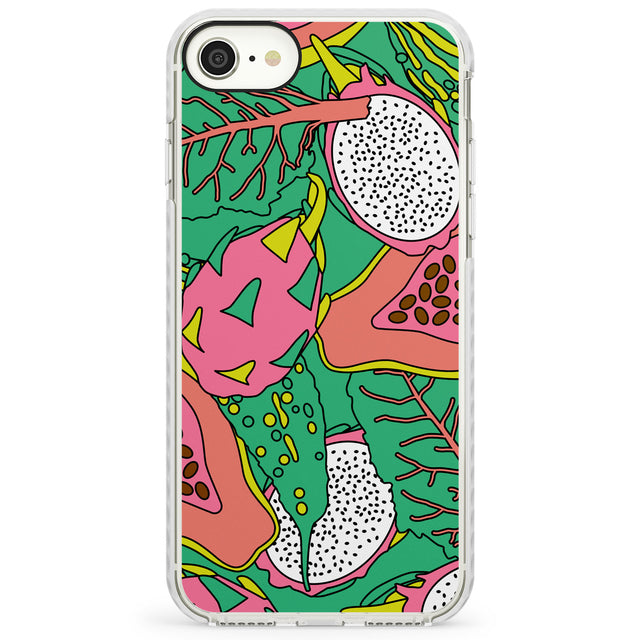 Psychedelic SaladImpact Phone Case for iPhone SE