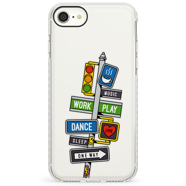 Mood Street SignsImpact Phone Case for iPhone SE
