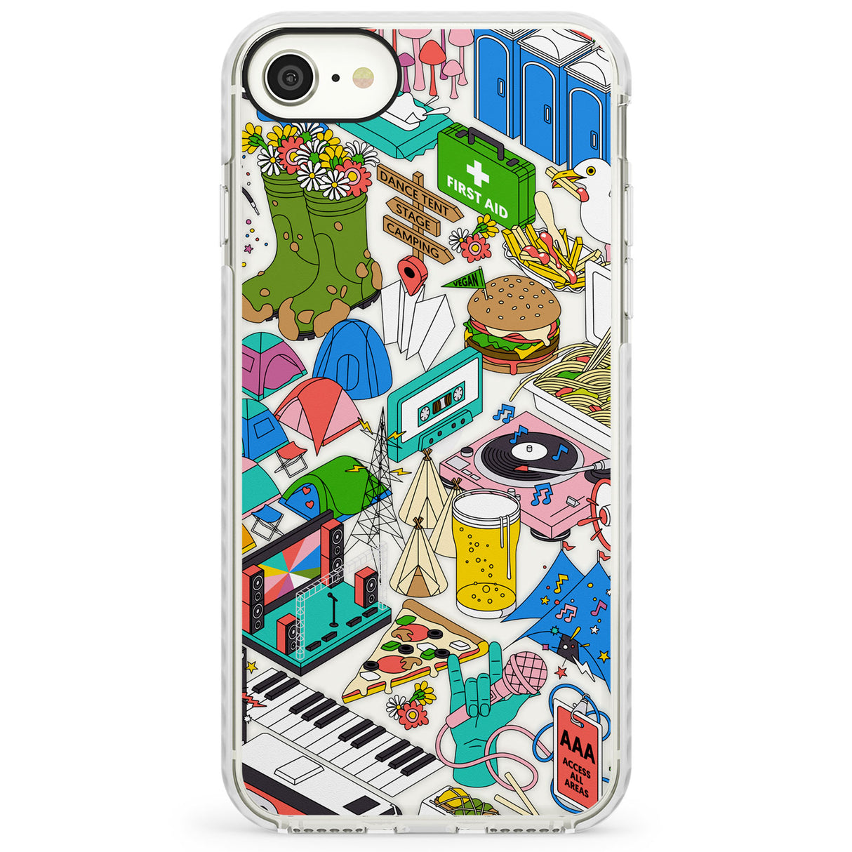 Festival FrenzyImpact Phone Case for iPhone SE