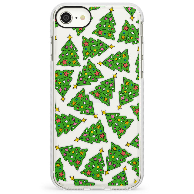 Christmas Tree PatternImpact Phone Case for iPhone SE