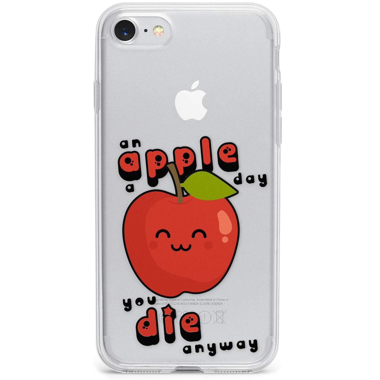 An Apple a Day Phone Case for iPhone SE 2020, iPhone SE 2022