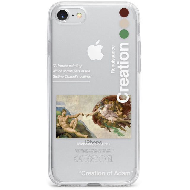 Creation of Adam - Michelangelo Phone Case for iPhone SE 2020, iPhone SE 2022