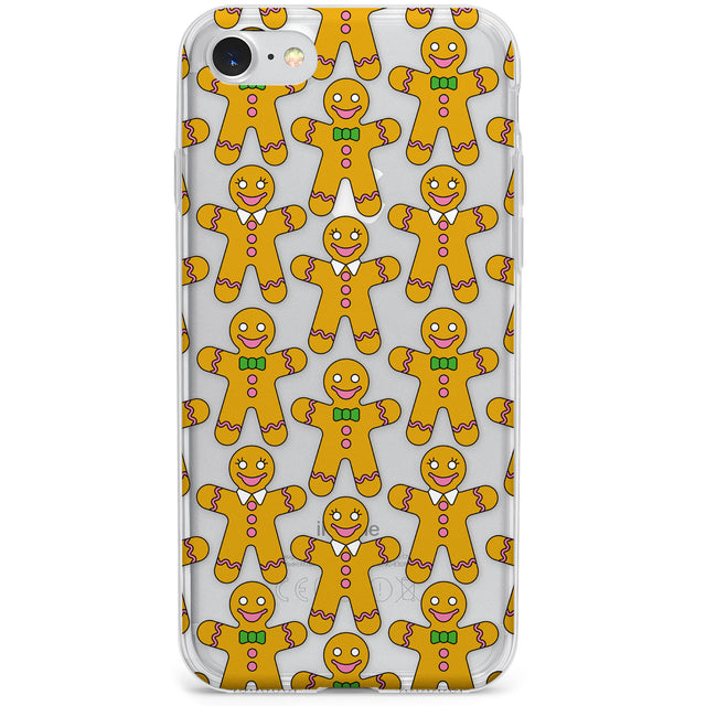Gingerbread Cookie Pattern Phone Case for iPhone SE 2020, iPhone SE 2022