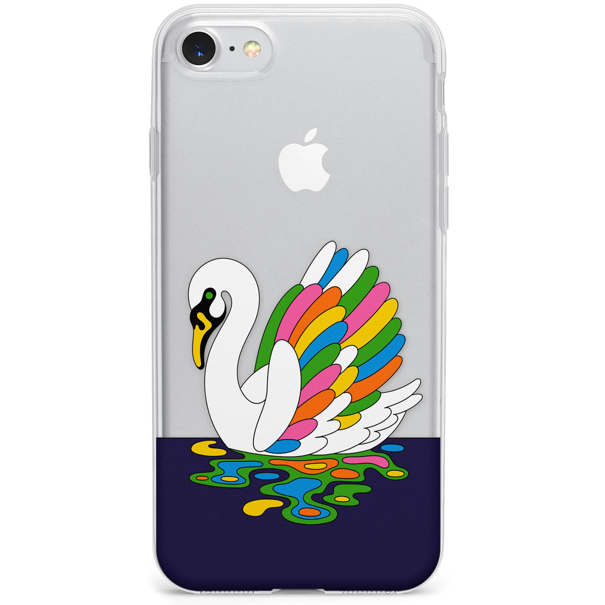 Serene Swan Phone Case for iPhone SE 2020, iPhone SE 2022