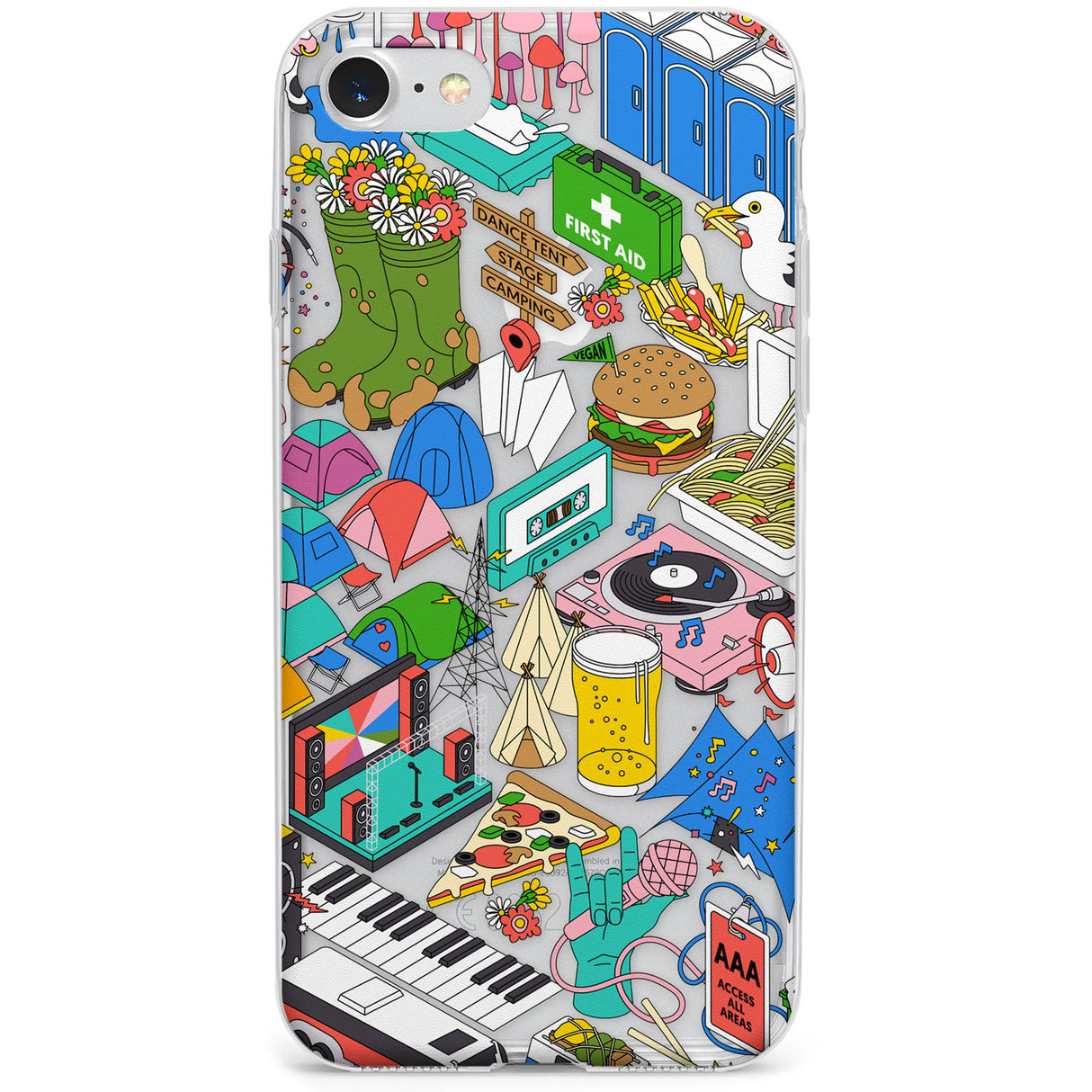 Festival Frenzy Phone Case for iPhone SE 2020, iPhone SE 2022