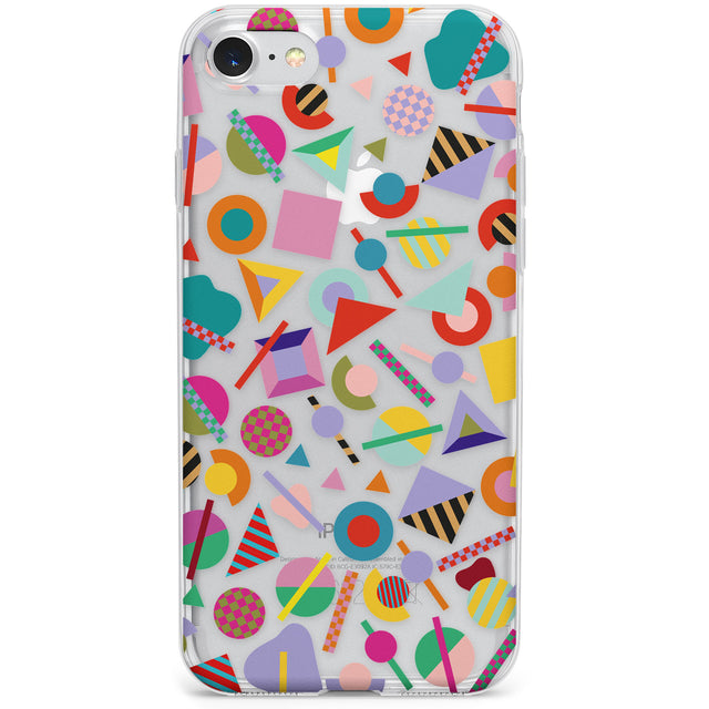 Retro Carnival Shapes Phone Case for iPhone SE 2020, iPhone SE 2022