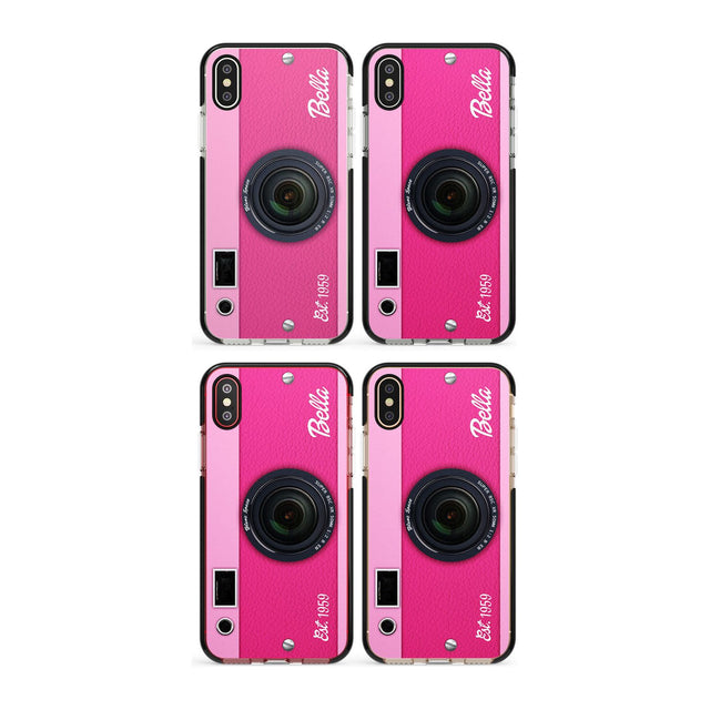 Personalised Pink Dream Camera Phone Case for iPhone X XS Max XR