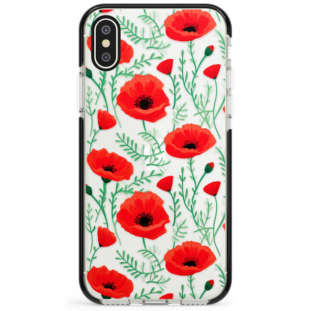 Poppy Garden Phone Case for iPhone X XS Max XR