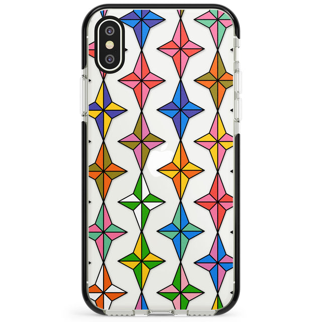 Multi Colour Stars Pattern Phone Case for iPhone X XS Max XR